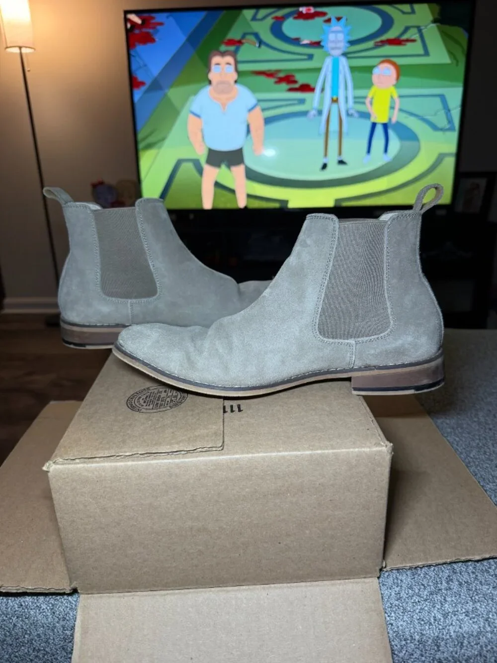 Mens light brown boots